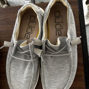 Hey Dude Light Gray Slip-On Shoes